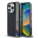 iPhone 16 Pro Max Kılıf, BMW Lisanslı M Logolu Vertical Stripe - Siyah