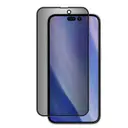 iPhone 16 Pro Gizlilik Ekran Koruyucu, Kavisli Kenar - Zore Kor Privacy