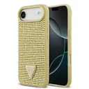 iPhone 17 Air Taşlı Arka Yüzey Üçgen Logolu Kılıf - Guess