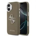 iPhone 17 Uyumlu Kılıf - Guess Grained 4G Büyük Logolu Kapak