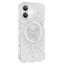 iPhone 17 MagSafe Uyumlu Şeffaf Kılıf - Zore Paris Mova