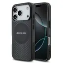 Apple iPhone 17 Pro Kılıf AMG Orjinal Lisanslı Çift Katmanlı Büyük Logolu Petek Desenli Kapak