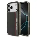 Apple iPhone 17 Pro Kılıf AMG Orjinal Lisanslı M-safe Şarj Özellikli IML Baskı Logolu Çift Katmanlı Bow Lines Kapak