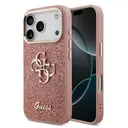 iPhone 17 Pro Metal Kamera Çerçeveli Glitter Kılıf - Guess
