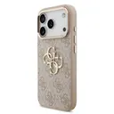 iPhone 17 Pro Guess Lisanslı Gold Metal Kamera Çerçeveli Kılıf