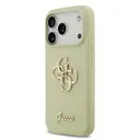 iPhone 17 Pro Kabartmalı Guess Logolu Lisanslı Kılıf - Guess Grained