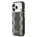 iPhone 17 Pro MagSafe Uyumlu 3D Checkered Desenli Kılıf - DKNY