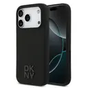 iPhone 17 Pro MagSafe Uyumlu Silikon Kılıf - DKNY Metal Logolu