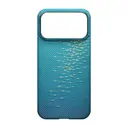 iPhone 17 Pro MagSafe Uyumlu Aramid Fiber Kılıf - Pitaka Glints of Gold Ultra Slim