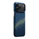 Apple iPhone 17 Pro Kılıf M-safe Şarj Özellikli Aramid Karbon Fiber Pitaka Tactile Woven Starpeak Serisi Milky Way Galaxy Kapak