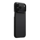 Apple iPhone 17 Pro Max Kılıf M-safe Şarj Özellikli 1500D Aramid Karbon Fiber Pitaka Ultra-Slim Classic Serisi Black-Grey Twill Kapak