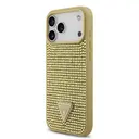 iPhone 17 Pro Max Taşlı Arka Yüzey Üçgen Logolu Kılıf - Guess