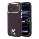 iPhone 18 Pro MagSafe Uyumlu PU Deri Kılıf - Karl Lagerfeld KHEAD