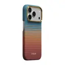 Apple iPhone 18 Pro Max Kılıf M-safe Şarj Özellikli Aramid Fiber Pitaka Sunset 2.0 California Dream Serisi