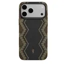 Apple iPhone 18 Pro Max Kılıf M-safe Şarj Özellikli Raptic Aramid Dual Ultra Scepter Serisi Karbon Kapak