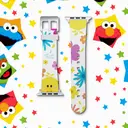 Apple Watch 40 mm Sesame Street Desenli Deri Saat Kordonu - Casebang