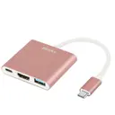 Benks U19 Type-C 3'ü 1 Arada Adaptör, USB 3.0, HDMI ve Type-C