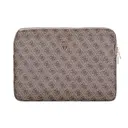 Guess Orjinal Lisanslı 4G Desenli Üçgen Logolu 14 inç Laptop Çantası