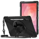 Galaxy Tab S11 Ultra Silikon Kılıf, Omuz Askılı ve Standlı - Zore Defender