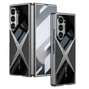 Galaxy Z Fold 6 Kılıf Ultra İnce Kamera Korumalı PC + Karbon Arka Yüzey Zore X-Pro Kapak