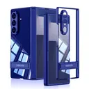 Galaxy Z Fold 7 Kılıf Kamera Korumalı Şeffaf Tasarımlı Zore Lego Standlı Kapak