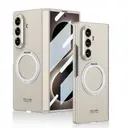 Galaxy Z Fold 8 Ultra Kılıf M-safe Şarj Özellikli Zore Kıpta KPT-07 Ring Standlı Sert PC Kapak