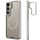 Galaxy S24 MagSafe Uyumlu Şeffaf Kılıf - Youngkit Crystal Grid