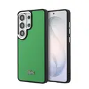Galaxy S26 Ultra PU Pike Desenli Metal Logolu Kılıf - Lacoste