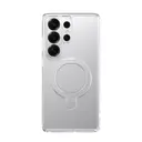 Galaxy S26 Ultra MagSafe Uyumlu Standlı Şeffaf Kılıf - Raptic Air Stand