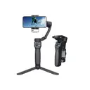 Go Des GD-F11 3 Eksenli El Tipi Gimbal, Yüz Takibi ve LED Işıklı