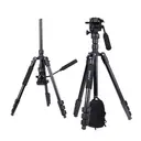 Jmary KT285+NB50 Ayarlanabilir Başlıklı Tripod, 175 cm ve 3 kg Taşıma Kapasiteli