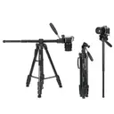 Jmary KP2294 Tripod, Monopod ve Panoramik Başlıklı Alüminyum Tripod