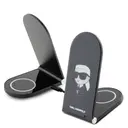 Karl Lagerfeld Katlanabilir Magnetik Kablosuz Şarj Standı - Siyah