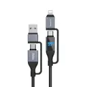 Lenyes LC542 4'ü 1 Arada Dijital Göstergeli 100W Şarj Kablosu, 1 m
