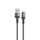 Lenyes LC546 USB-A to Lightning Örgülü Şarj ve Data Kablosu, 12W 1 m