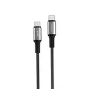 Lenyes LC559 Type-C to Type-C 60W PD Örgü Şarj ve Data Kablosu, 1 m