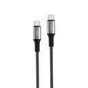 Lenyes LC561 Type-C to Type-C 100W PD Örgü Şarj ve Data Kablosu, 1 m