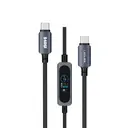 Lenyes LC572 Type-C to Type-C Şarj ve Data Kablosu, 240W, TFT Ekranlı, 1.2 m
