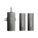 Lenyes LM202 Kablosuz Yaka Mikrofonu, 3'ü 1 Arada Type-C, Lightning ve 3,5 mm