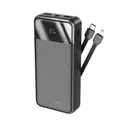 Lenyes PX280D 20.000mAh Powerbank, 22.5W ve Dahili Type-C / Lightning Kablo