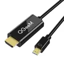 Qgeem QG-HD23 Mini DisplayPort to HDMI Kablo, 4K Destekli 180 cm