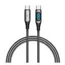 Recci RTC-P21CCPD Ghost Serisi Type-C to Type-C PD Kablo, 100W, 1.2 m