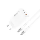 Recci RC85E GaN 67W Hızlı Şarj Adaptörü ve USB-C Kablo Seti