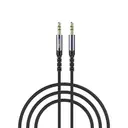 Recci RDS-A28 3.5 mm AUX Ses Kablosu, 120 cm, Alüminyum ve Naylon Dokuma