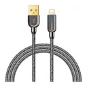 Recci RS02L Lightning to USB-A Şarj ve Data Kablosu, 1 m
