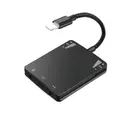 Wiwu 3 in 1 Lightning Ses Adaptörü, 2x 3.5 mm Girişli