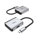 Wiwu Alpha A20VH Type-C Hub, VGA ve HDMI Çıkışlı, 4K 30 Hz
