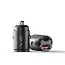 Wiwu PC301 Araç Şarjı, USB 3.0 Qualcomm Çıkışlı ve Çelik Gövdeli