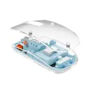 Wiwu WM105 Kablosuz Mouse, Bluetooth 5.0 ve 2.4 GHz, RGB Işıklı Şeffaf Tasarım