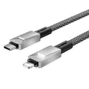 Wiwu Wi-C077 Cyberlink Type-C to Lightning Şarj ve Data Kablosu, 27W 1 m